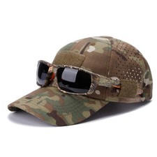 Men Women Camouflage Baseball Cap Outdoor Sun Hat Breathable Hunting Fishing