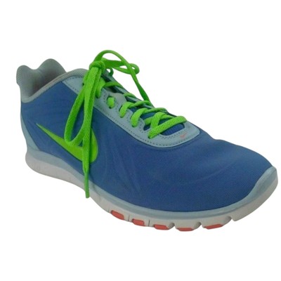 Nike Women's Running Shoes Free TR Luxe 617018-434 Size Blue Green,  Lace Up