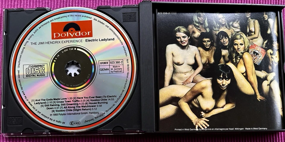 JIMI HENDRIX EXPERIENCE - ELECTRIC LADYLAND - RARE NUDE COVER - 2CDs - Bild 3 von 4