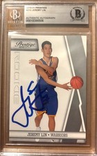 2010-11 Prestige - Rookie Jeremy Lin #210 (RC) Signed Beckett