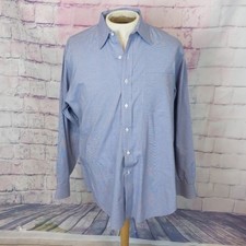 Polo andrew blue plaid shirt size 16.5 34/35