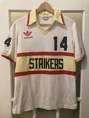 Vtg 1983 Ft Lauderdale Strikers Game/Match Worn/Used Soccer Jersey Steve Wegerle