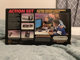 Nintendo Entertainment System Action Set Box Console Complete CIB NES