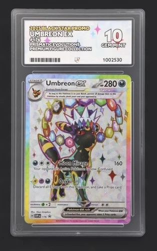 Pokémon TCG Umbreon EX Blackstar Promo 176 Grade 10 With Ace Grading