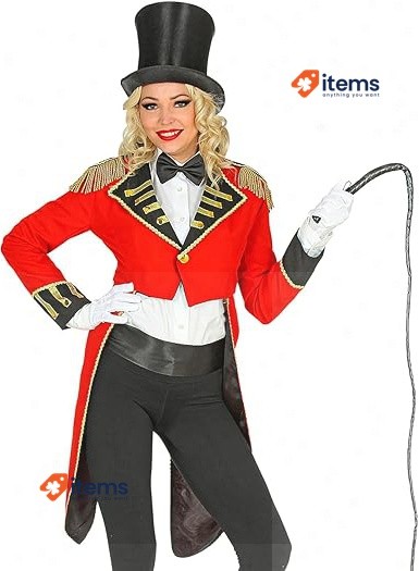 Disfraz De Director De Circo Widmann, Chaqueta De Fiesta De Carnaval Temática S