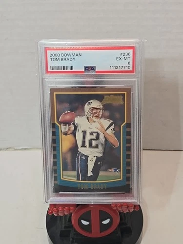 2000 BOWMAN - TOM BRADY - ROOKIE CARD #236 - PSA 6 EX-MT