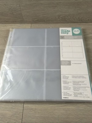 We R Memory Keepers 12x12 Photo Sleeves 10 pack, 6-4x6 each page. Ring