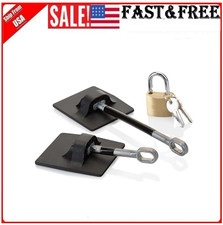 Refrigerator Door Lock Padlock Black High Quality Super Strong High Security