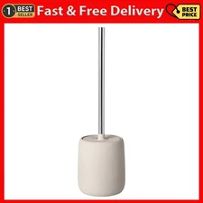 blomus Toilet Brush, Ceramic, Plastic, Silicone, Moonbeam, H 39 cm, Ø 11 cm