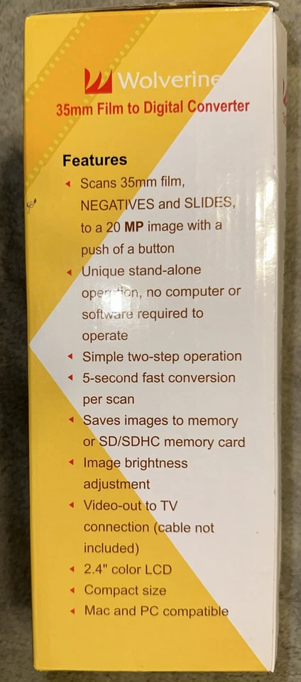Wolverine 35mm Film To Digital Converter 20mp Fast Conversion - Image 2 of 4