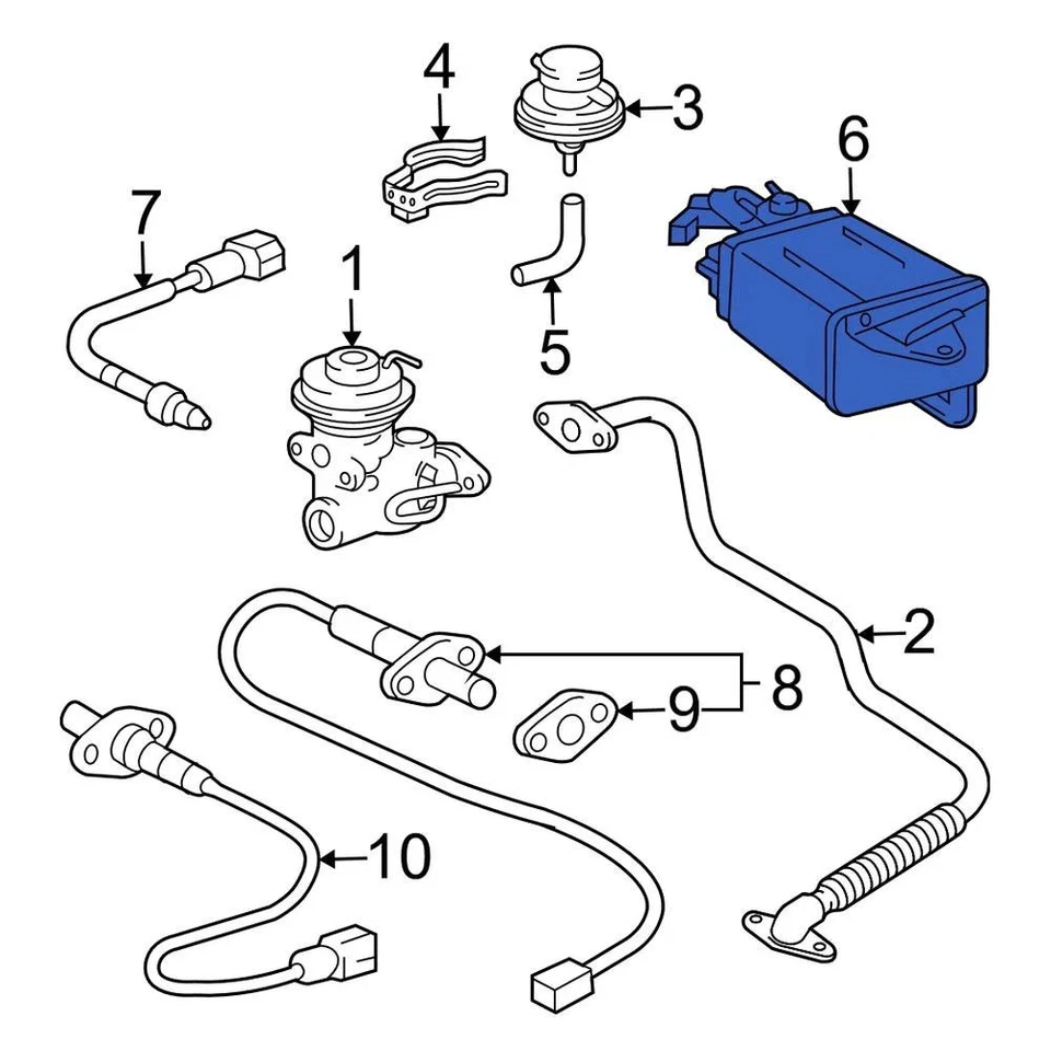 For Toyota Tacoma 2002-2004 Toyota 7774004010 Vapor Canister - Изображение 4 из 4