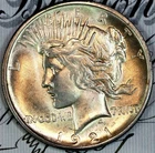 1921-P SUPERB+ GEM BU MS PEACE SILVER DOLLAR DC225 FROM MATTHEWS HOARD