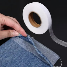 Iron on Hemming Tape 60m Large Wonder Web Webbing Roll Sewing Craft Tailor Hem