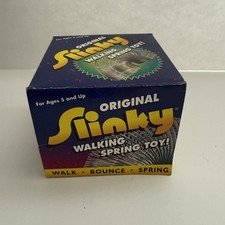 Vintage Metal Original Slinky, New In Sealed Box, James Industries C-2000