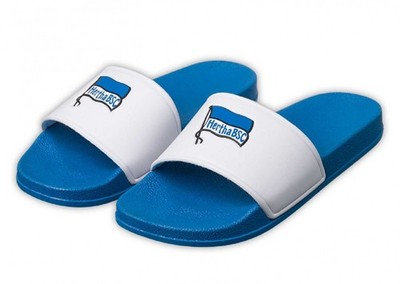 Hertha BSC Berlin Badeschuhe - Blau und Weiß - Logo | Gr. 36/37 | Badelatschen