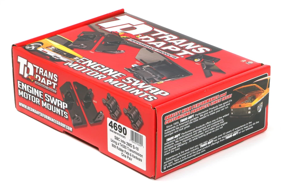 Transdapt 4690 Engine Swap Mount Kit With Rubber Pad - Image 3 of 4