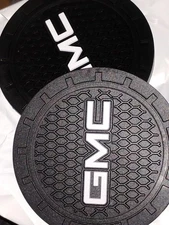 2pc Car Truck Waterproof Cup Holder Coaster for GMC Silicone Men's Women's Gift