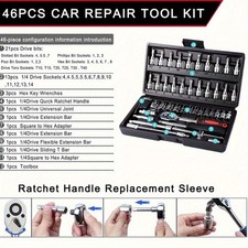 Car Maintenance Tool Set Auto Repair Wrench Multipurpose Ratchet Tool Set