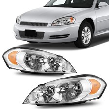 Torchbeam Headlights Assembly Compatible 2006-2016 Impala Oe Headlamp