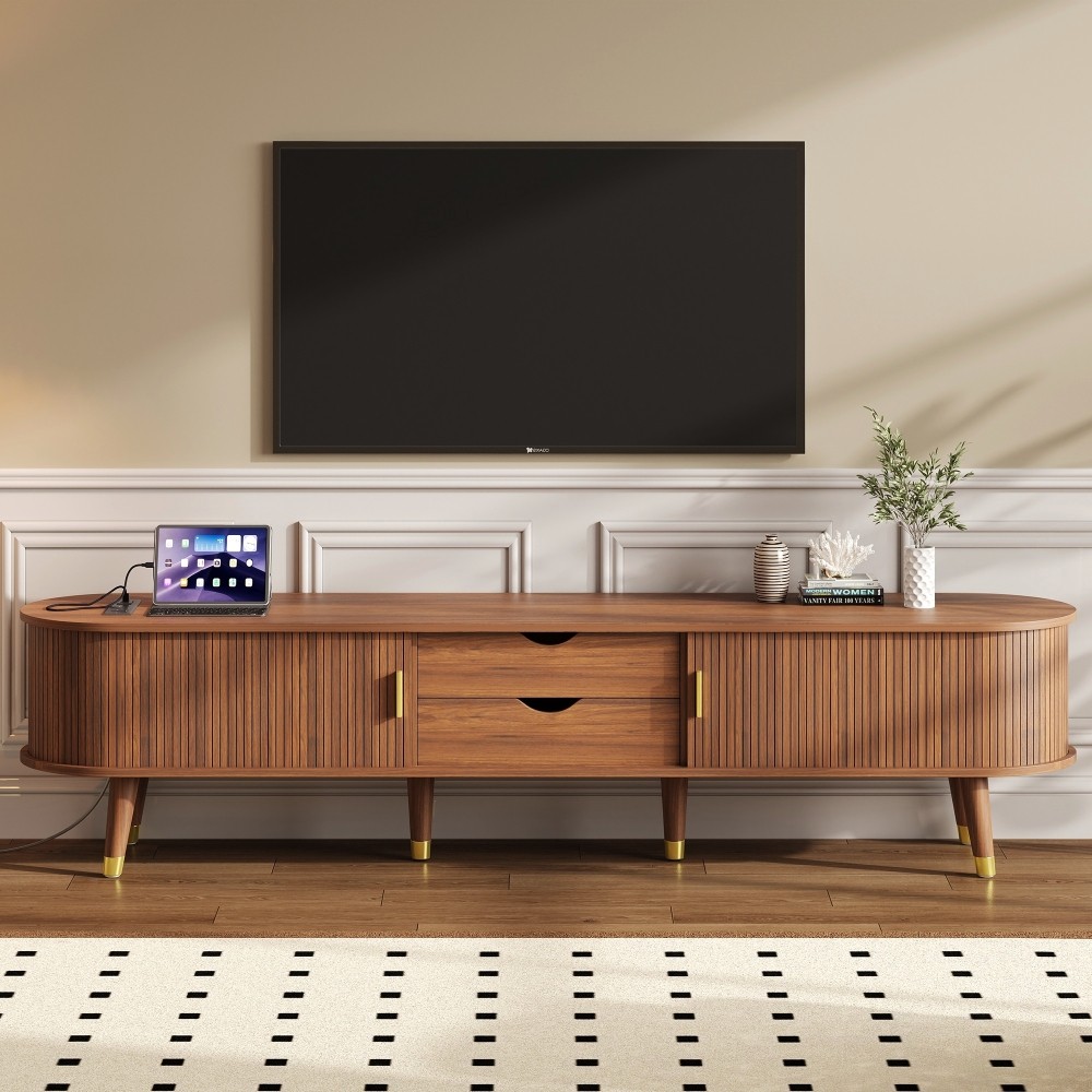 With Charging Station For Tv Up To 80"