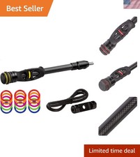 Stabilizzatore Tiro con l'Arco Leggero 8" - Design in Carbonio con Opzioni di Personalizzazione