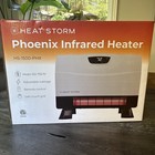 Heat Storm NIB Infrared Space Heater with Attachable Feet, Remote Control HS1500