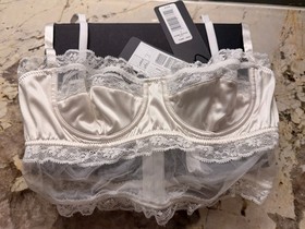 DOLCE & GABBANA White Lace Bustier Top - IT 38 / US XS - ✨SOLD OUT✨