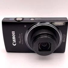 Canon PowerShot ELPH 150 IS 12.1MP Digital Camera – Black – Lens Stuck & Error
