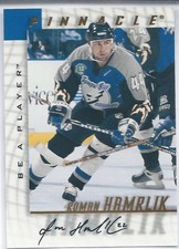 1997-98 Pinnacle Be a Player ROMAN HAMRLIK Edmonton Oilers Autograph #147