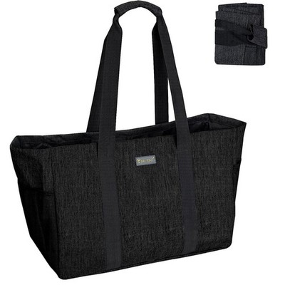 BALEINE Soft 9 Gallon Extra Large Utility Tote, 1-Pack, Charcoal Black 