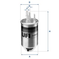 UFI Kraftstofffilter Passend FüR Land Rover Discovery III
