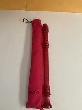 EMUS FLUTE Soprano Recorder With Carrying Case. Excellent condition.