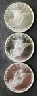 Lot of Three 1oz Silver Talent Rounds