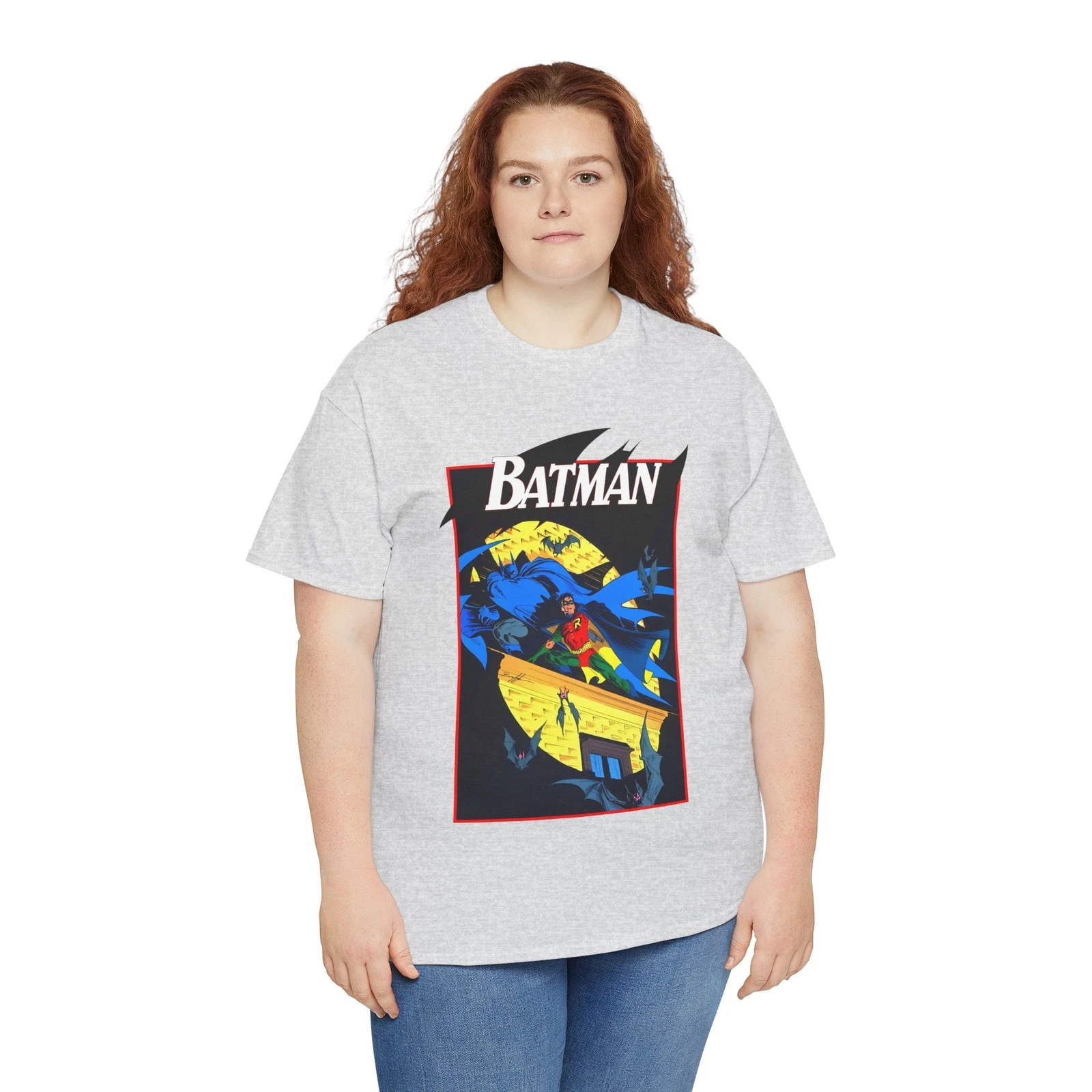 Batman & Robin T-Shirt - Norm Breyfogle Art - DC Comics - Dynamic Duo - Gotham