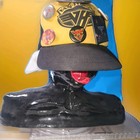 VINTAGE 1980's Van Halen Snap Back Adjustable Hat/Cap W/Retro Buttons USA Lee/Ed — photo 4