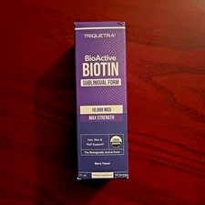 Triquetra Biotin Premium Liquid Supplement 10000mcg Healthy Hair, Skin & Nails