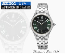 Seiko Ladies Essentials SUR611 Green Dial New in Box