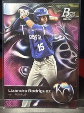 2023 Bowman Platinum - Top Prospects Lizandro Rodriguez #TOP-64 Pink /199 (RC)
