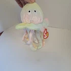 VINTAGE GOOCHY TY Beanie Baby OCTOPUS JELLYFISH Beanie Baby 1999 TIE DYE PASTEL