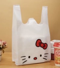 20 sacchetti di plastica Hello Kitty festa bottino favour 32x20x10 cm