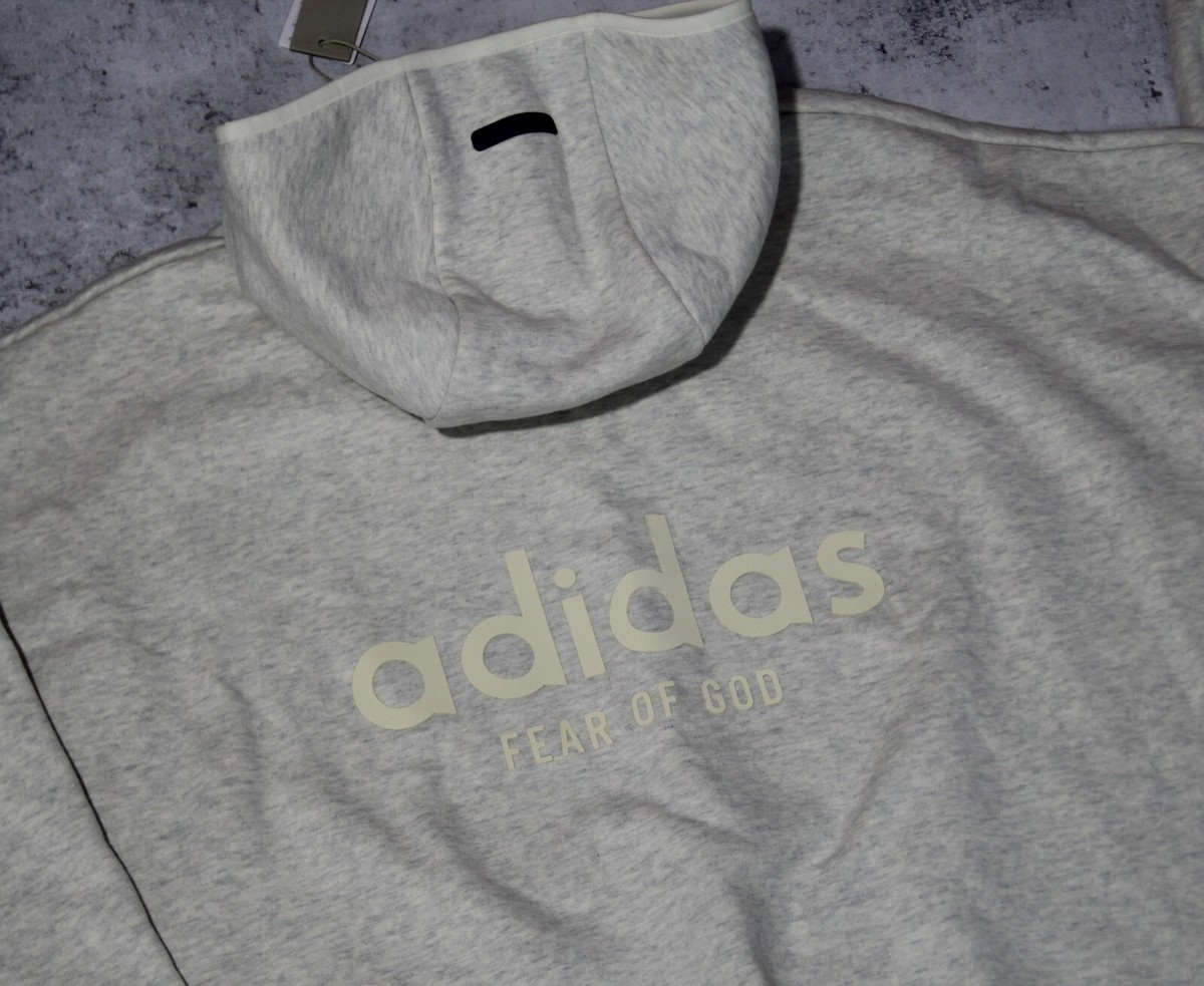 ADIDAS X Fear of god athletics Heather Hoodie IS5308 | eBay