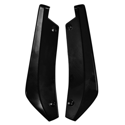 Car Rear Bumper Side Skirt Gloss Black Spoiler Lip Splitter Diffuser Winglets #R - Bild 6 von 12