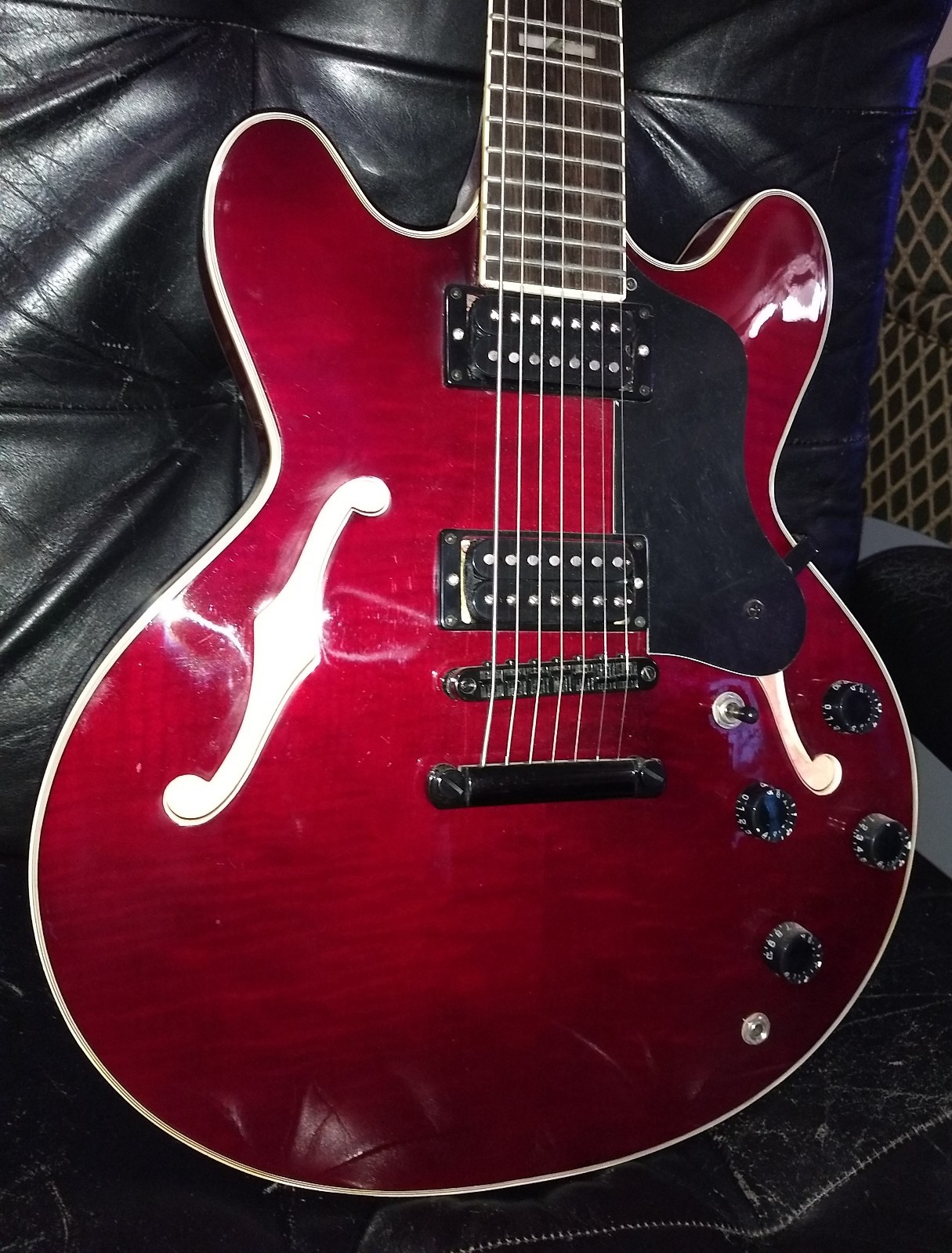 Raines 7-Cuerdas Guitarra Eléctrica Hollowbody Hollowbody Hollowbody 335 7 Cuerdas duro caso es Nueva Orleans e6e1f0 Raines 7-Cuerdas Guitarra Eléctrica Hollowbody Hollowbody Hollowbody 335 7 Cuerdas duro caso es Nueva Orleans e6e1f0