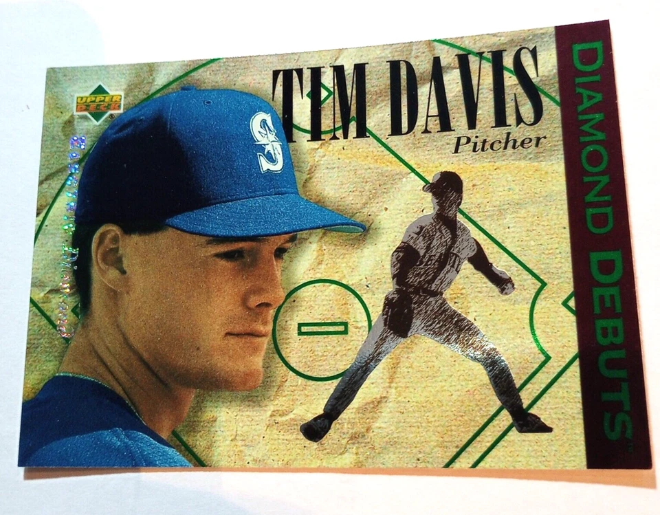 1994 Upper Deck Electric Diamond Tim Davis #512 - Image 3 of 4