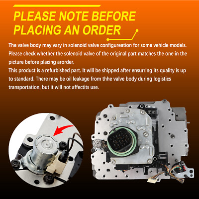 62TE CVT TRANSMISSION Valve Body With Solenoid Pack For Dodge Chrysler