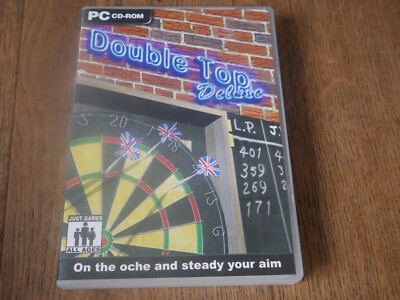 Double Top Deluxe Dart Spiel PC CD ROM (PC - Windows 95/98/ME/XP) NUR SPIELE