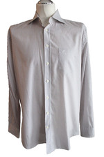 Royal Class Klassisches Langarm Hemd KW 41 Lila-Weiß