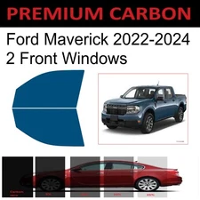 Premium Nano Carbon Window Tint fits Ford Maverick 2022-2024 Precut Tint 2F