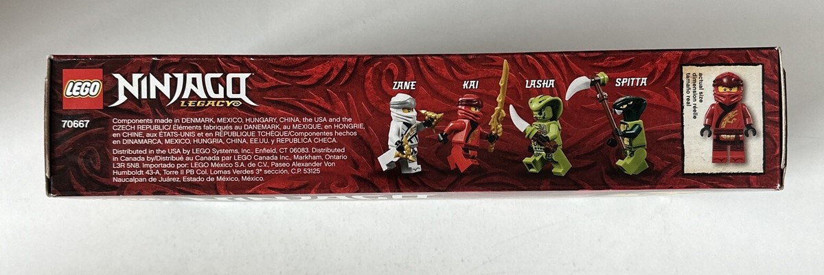 LEGO NINJAGO: Kai's Blade Cycle & Zane's Snowmobile (70667