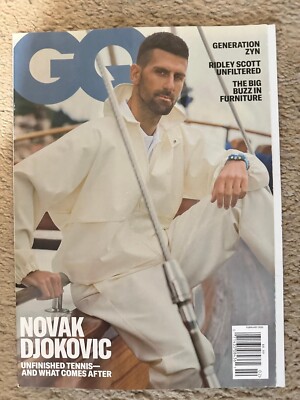 GQ Magazine February 2025 NOVAK DJOKOVIC Unfinished Tennis WHAT COMES AFTER Zyn